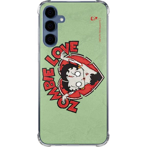 Betty Boop Zombie Love Galaxy A35 5G Clear Case